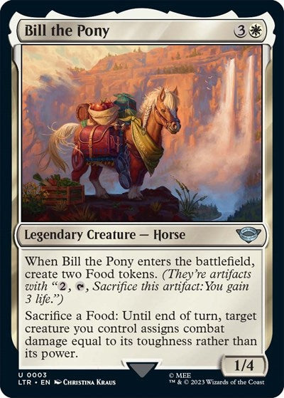 Bill the Pony LTR #3 (Near Mint Uncommon) Magic: The Gathering: Universes Beyond: The Lord of the Rings: Tales of Middle-earth