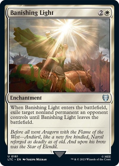 Banishing Light LTC #161 (Near Mint Uncommon) Magic: The Gathering: Commander: The Lord of the Rings: Tales of Middle-earth