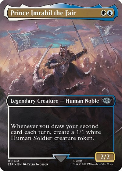 Prince Imrahil the Fair Borderless LTR #431 (Near Mint Uncommon) Magic: The Gathering: Universes Beyond: The Lord of the Rings: Tales of Middle-earth