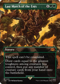 Last March of the Ents Borderless Foil LTR #418 (Near Mint Mythic Rare) Magic: The Gathering: Universes Beyond: The Lord of the Rings: Tales of Middle-earth