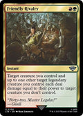 Friendly Rivalry LTR #204 (Near Mint Uncommon) Magic: The Gathering: Universes Beyond: The Lord of the Rings: Tales of Middle-earth