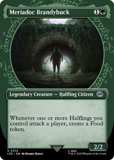 Meriadoc Brandybuck Showcase LTR #314 (Near Mint Uncommon) Magic: The Gathering: Universes Beyond: The Lord of the Rings: Tales of Middle-earth