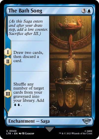 The Bath Song LTR #40 (Near Mint Uncommon) Magic: The Gathering: Universes Beyond: The Lord of the Rings: Tales of Middle-earth