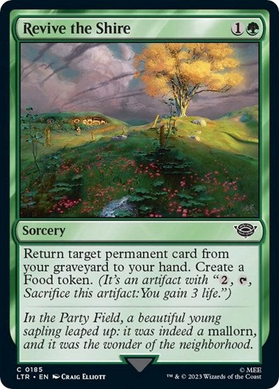 Revive the Shire LTR #185 (Near Mint Common) Magic: The Gathering: Universes Beyond: The Lord of the Rings: Tales of Middle-earth