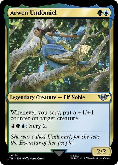Arwen Undomiel LTR #194 (Near Mint Uncommon) Magic: The Gathering: Universes Beyond: The Lord of the Rings: Tales of Middle-earth