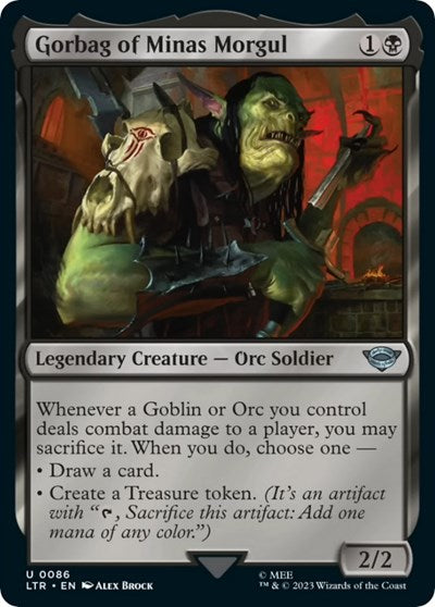 Gorbag of Minas Morgul LTR #86 (Near Mint Uncommon) Magic: The Gathering: Universes Beyond: The Lord of the Rings: Tales of Middle-earth