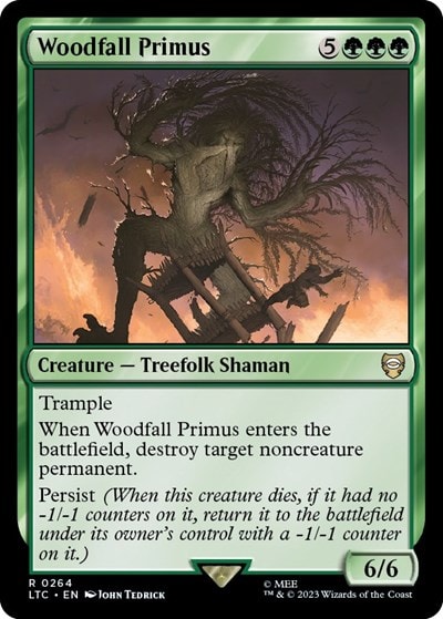 Woodfall Primus LTC #264 (Near Mint Rare) Magic: The Gathering: Commander: The Lord of the Rings: Tales of Middle-earth