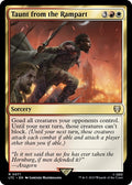 Taunt from the Rampart LTC #71 (Near Mint Rare) Magic: The Gathering: Commander: The Lord of the Rings: Tales of Middle-earth