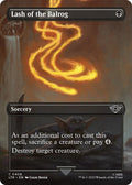 Lash of the Balrog Borderless LTR #408 (Near Mint Common) Magic: The Gathering: Universes Beyond: The Lord of the Rings: Tales of Middle-earth