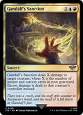 Gandalfs Sanction LTR #208 (Near Mint Uncommon) Magic: The Gathering: Universes Beyond: The Lord of the Rings: Tales of Middle-earth
