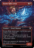 Storm Kiln Artist Borderless Foil CMM #644 (Near Mint Uncommon) Magic: The Gathering: Commander Masters