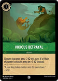 Vicious Betrayal 1 #100/204 (Near Mint Common) Disney Lorcana: The First Chapter