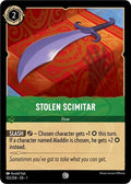Stolen Scimitar 1 #102/204 (Near Mint Common) Disney Lorcana: The First Chapter