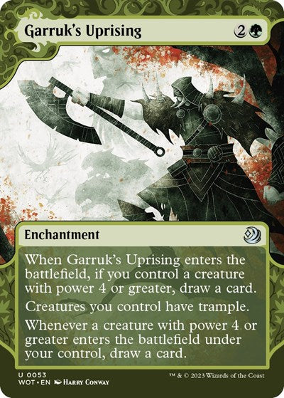 Garruks Uprising WOT #53 (Near Mint Uncommon) Magic: The Gathering: Wilds of Eldraine: Enchanting Tales