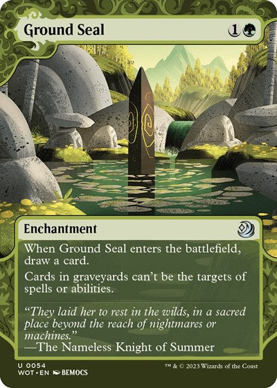 Ground Seal WOT #54 (Near Mint Uncommon) Magic: The Gathering: Wilds of Eldraine: Enchanting Tales