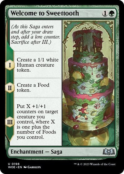 Welcome to Sweettooth WOE #198 (Near Mint Uncommon) Magic: The Gathering: Wilds of Eldraine
