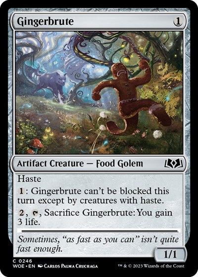 Gingerbrute WOE #246 (Near Mint Common) Magic: The Gathering: Wilds of Eldraine
