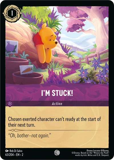 Im Stuck 2 #63/204 (Near Mint Common) Disney Lorcana: Rise of the Floodborn
