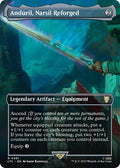 Anduril Narsil Reforged Borderless Foil LTC #491 (Near Mint Rare) Magic: The Gathering: Commander: The Lord of the Rings: Tales of Middle-earth