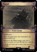 Nazgul 0727 Showcase Scrolls Foil LTR #727 (Near Mint Uncommon) Magic: The Gathering: Universes Beyond: The Lord of the Rings: Tales of Middle-earth