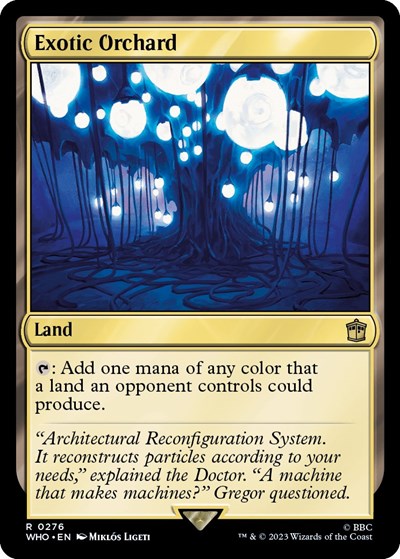 Exotic Orchard WHO #276 (Near Mint Rare) Magic: The Gathering: Universes Beyond: Doctor Who