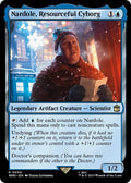 Nardole Resourceful Cyborg WHO #50 (Near Mint Rare) Magic: The Gathering: Universes Beyond: Doctor Who