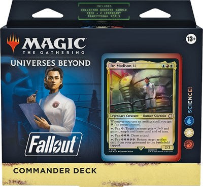 Universes Beyond: Fallout - Science! Commander Deck PIP (Unopened) Magic: The Gathering: Universes Beyond: Fallout