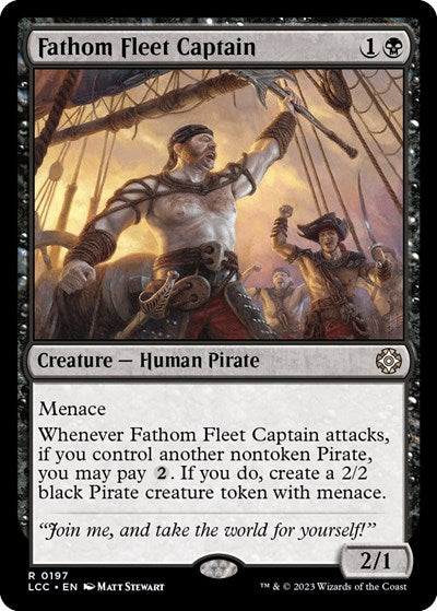 Fathom Fleet Captain LCC #197 (Near Mint Rare) Magic: The Gathering: Commander: The Lost Caverns of Ixalan