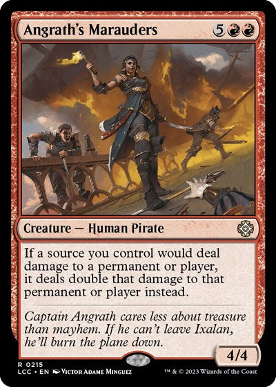 Angraths Marauders LCC #215 (Near Mint Rare) Magic: The Gathering: Commander: The Lost Caverns of Ixalan