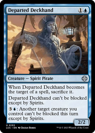 Departed Deckhand LCC #153 (Near Mint Uncommon) Magic: The Gathering: Commander: The Lost Caverns of Ixalan