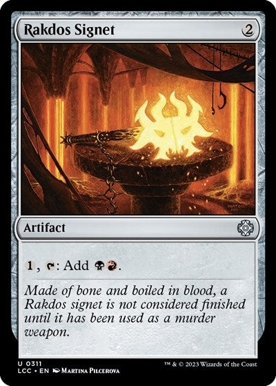 Rakdos Signet LCC #311 (Near Mint Uncommon) Magic: The Gathering: Commander: The Lost Caverns of Ixalan