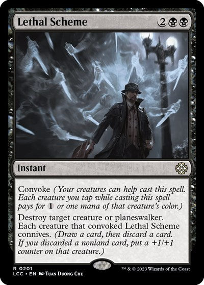 Lethal Scheme LCC #201 (Near Mint Rare) Magic: The Gathering: Commander: The Lost Caverns of Ixalan