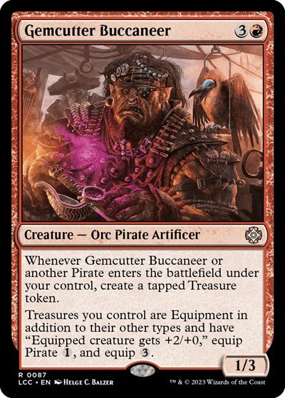 Gemcutter Buccaneer LCC #87 (Near Mint Rare) Magic: The Gathering: Commander: The Lost Caverns of Ixalan