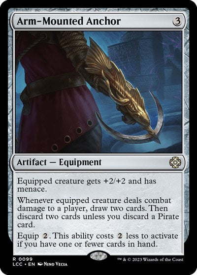 Arm Mounted Anchor LCC #99 (Near Mint Rare) Magic: The Gathering: Commander: The Lost Caverns of Ixalan