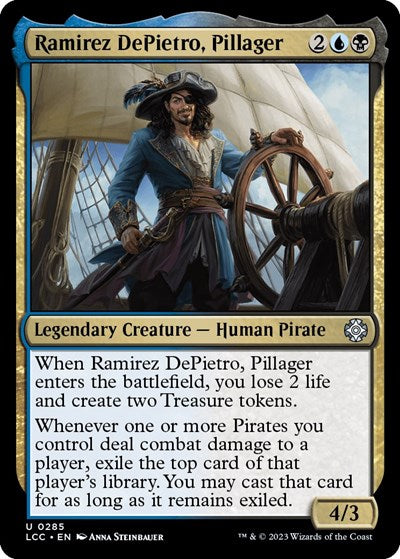Ramirez DePietro Pillager LCC #285 (Near Mint Uncommon) Magic: The Gathering: Commander: The Lost Caverns of Ixalan