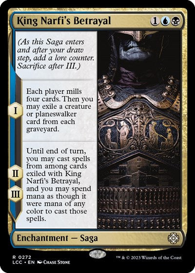 King Narfis Betrayal LCC #272 (Near Mint Rare) Magic: The Gathering: Commander: The Lost Caverns of Ixalan