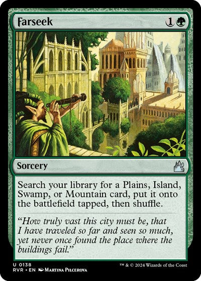 Farseek RVR #138 (Near Mint Uncommon) Magic: The Gathering: Ravnica Remastered