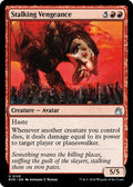 Stalking Vengeance RVR #126 (Near Mint Uncommon) Magic: The Gathering: Ravnica Remastered
