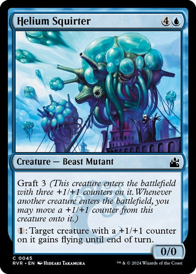 Helium Squirter RVR #45 (Near Mint Common) Magic: The Gathering: Ravnica Remastered