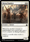 Rising Populace RVR #25 (Near Mint Common) Magic: The Gathering: Ravnica Remastered
