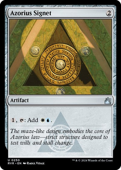 Azorius Signet RVR #250 (Near Mint Uncommon) Magic: The Gathering: Ravnica Remastered