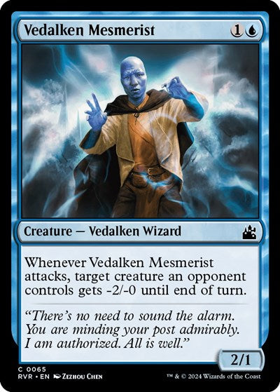Vedalken Mesmerist RVR #65 (Near Mint Common) Magic: The Gathering: Ravnica Remastered