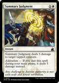 Summary Judgment RVR #27 (Near Mint Common) Magic: The Gathering: Ravnica Remastered