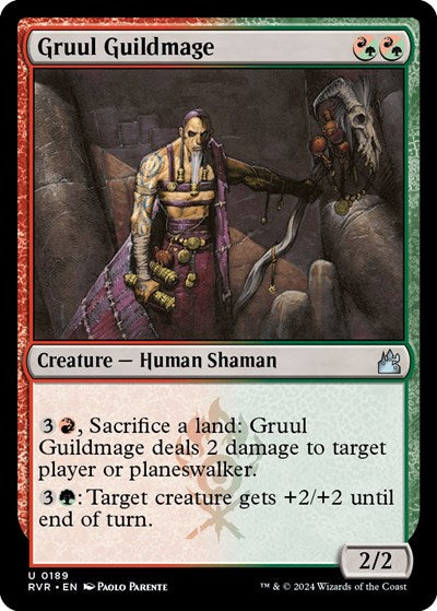 Gruul Guildmage RVR #189 (Near Mint Uncommon) Magic: The Gathering: Ravnica Remastered