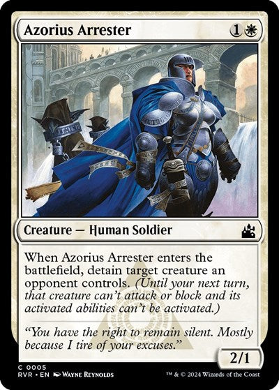 Azorius Arrester RVR #5 (Near Mint Common) Magic: The Gathering: Ravnica Remastered