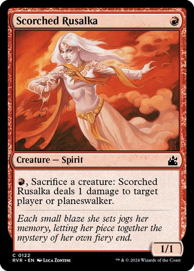 Scorched Rusalka RVR #122 (Near Mint Common) Magic: The Gathering: Ravnica Remastered