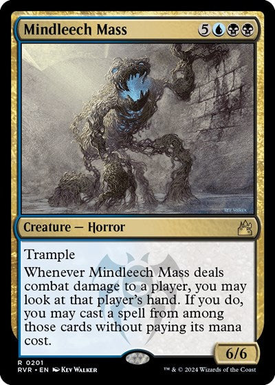 Mindleech Mass RVR #201 (Near Mint Rare) Magic: The Gathering: Ravnica Remastered