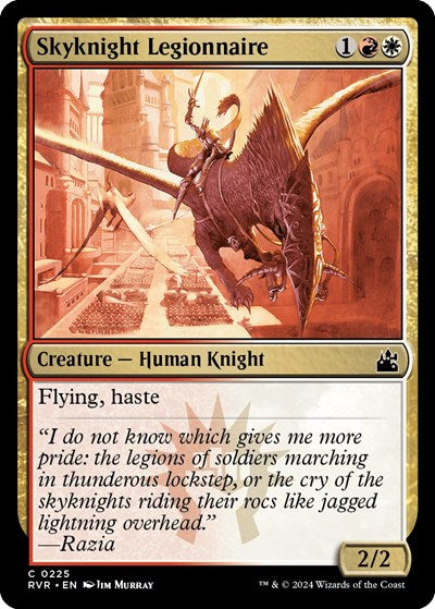 Skyknight Legionnaire RVR #225 (Near Mint Common) Magic: The Gathering: Ravnica Remastered