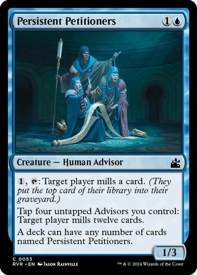 Persistent Petitioners RVR #53 (Near Mint Common) Magic: The Gathering: Ravnica Remastered