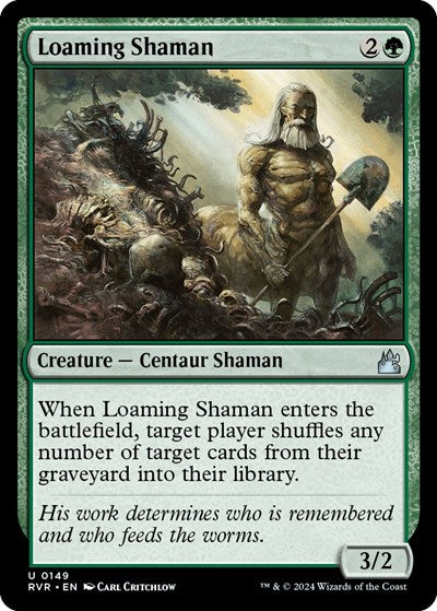 Loaming Shaman RVR #149 (Near Mint Uncommon) Magic: The Gathering: Ravnica Remastered
